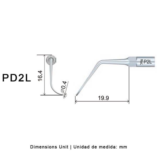 Insert ultrasonique pour la parodontie - PD2L Img: 202211121