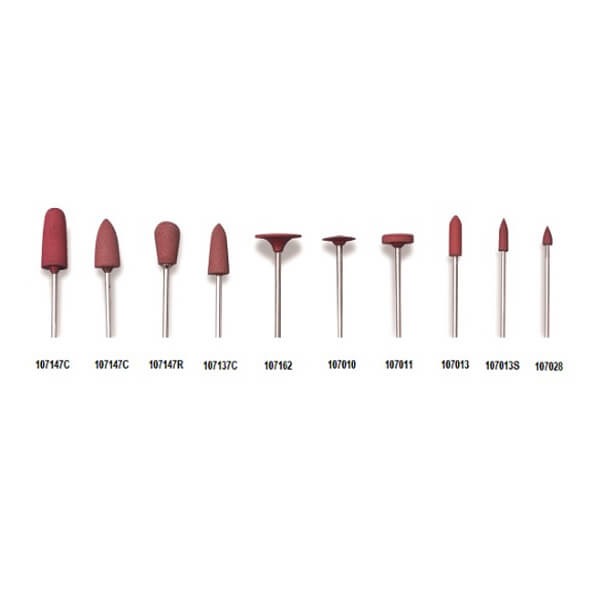 Embouts en silicone marron pour polisseur (6 unités) - 137C Img: 202307011