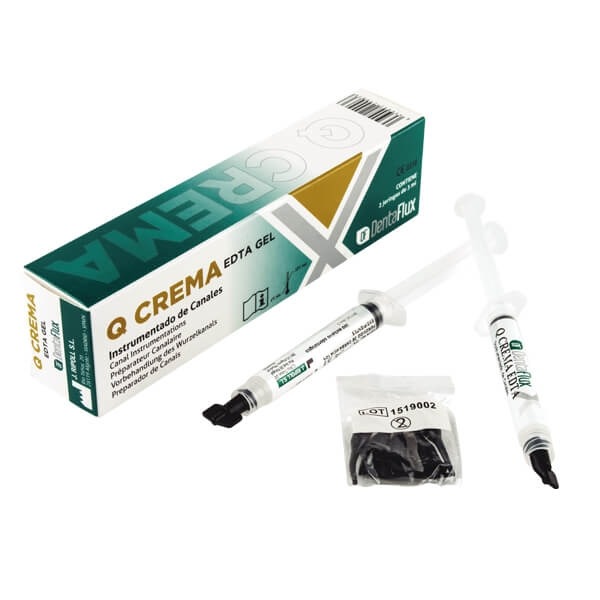 Q-CREMA GEL EDTA CHELATANTS (2x3ml.) ENDODONTIE Img: 202301071