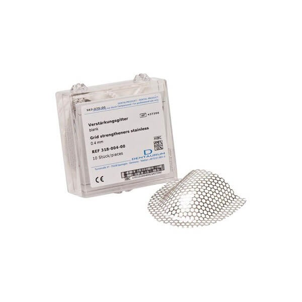 Grille de renforcement en acier inoxydable et dorée de 0,4 mm (10 pcs) - Acier inoxydable Img: 202503081