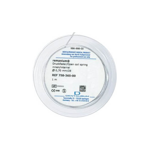 Remanium : Ressorts de compression (rouleau de 1 mètre) - 0,7 mm Img: 202503081