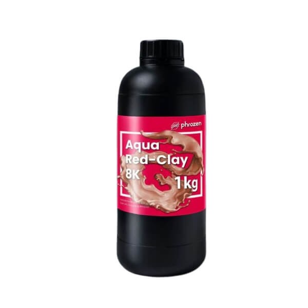 Résine Aqua 8K pour modèles 3D (1 kg) - Red Clay (1 kg) Img: 202403161