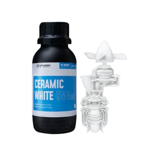 Ceramic White : Résine pour l'impression 3D - 500 ml Img: 202403161