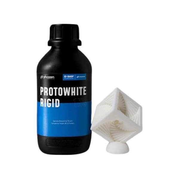 Protowhite Rigid Resin : Résine rigide pour l'impression 3D (1 kg) Img: 202403161