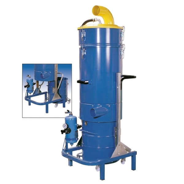 Séparateur de poussière de 75 L avec nettoyage pneumatique Img: 202601241