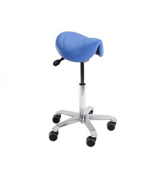 Tabouret inclinable Amazone pour clinique (34 cm) - Bleu inclinable Img: 202005231