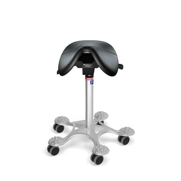 Chaise Salli Classic : Siège en cuir standard - Noir Img: 202208131