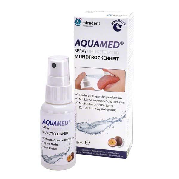Aquamed : Spray buccal pour la production de salive (30 ml)  Img: 202209101