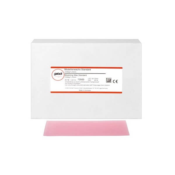 Standar : Plaques de cire à modeler - Moyen de 1,25 mm (2 500 g) Img: 202503081