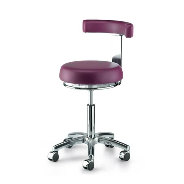 Onyx : Tabouret Clinique pour Professionnel - Gris foncé E01 (thermoformé) Img: 202202051