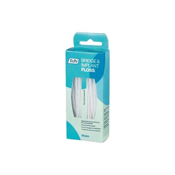 Bridge & Implant Floss : Fil dentaire pour bridges et implants (30 unités) Img: 202411301