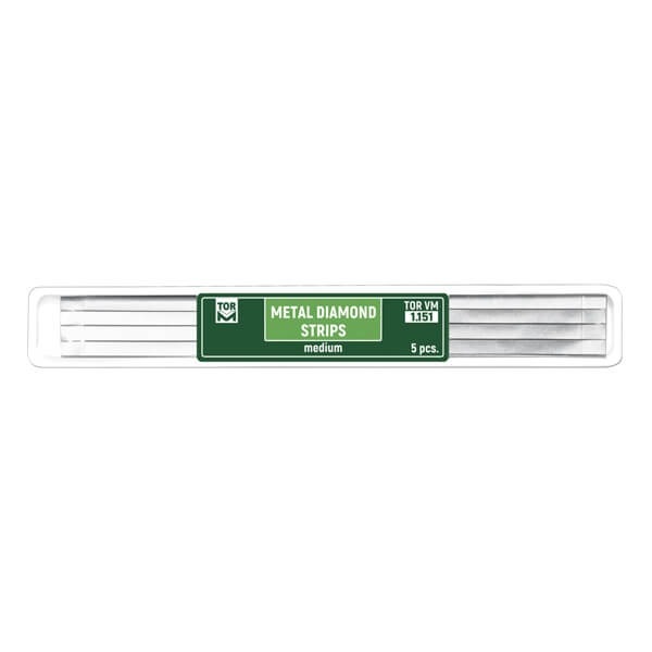 Bandes de polissage diamantées pour dents en métal (5 pièces)  - Taille moyenne  Img: 202303041