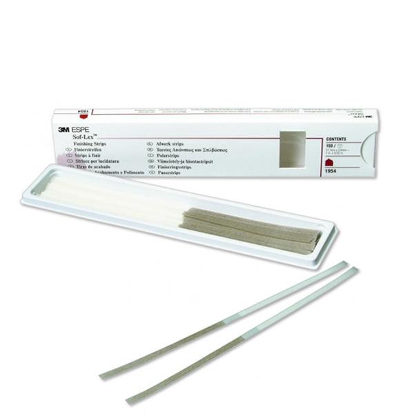 Bandes De Polissage Dentaire Interproximales - Papier Finition Pour Résine, Grain Grossier Et Fin