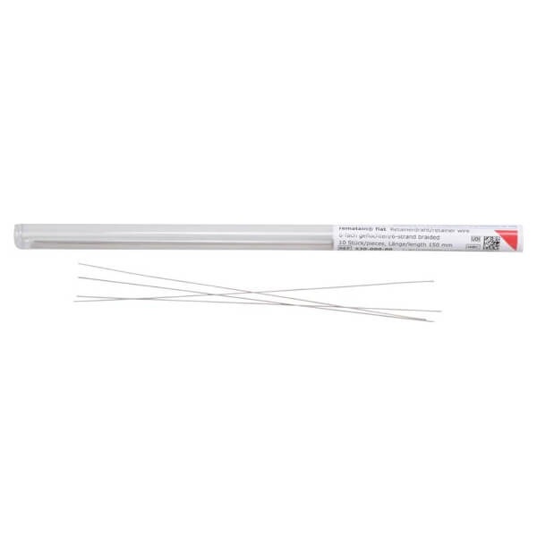 Titan : Fil de retenue en titane (10 pcs) - 0,25 x 0,73 mm (10 tiges) Img: 202503081