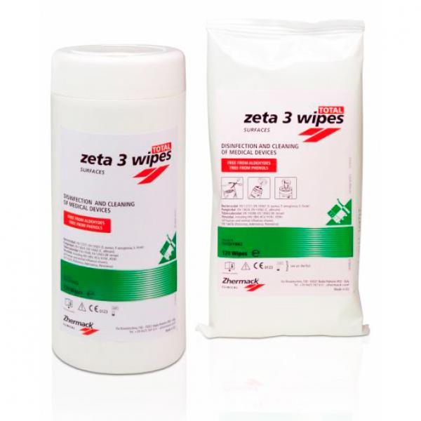 ZETA 3 WIPES - RECHARGE LINGETTES DÉSINFECTANTES 120unités Img: 202006201