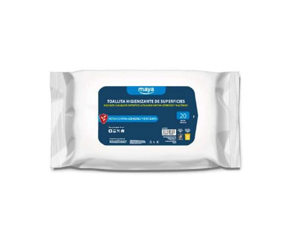 Lingettes désinfectantes pour surfaces DDX - 1 u x 20 lingettes  Img: 202109041