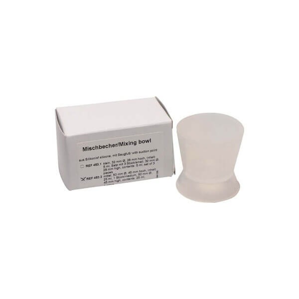 Gobelets de mélange en silicone avec base d’aspiration - 5 ml (3 pcs) Img: 202503081
