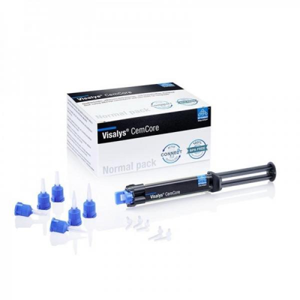 Visalys CemCore Normal Pack : Composite à double polymérisation (Seringue Automix de 5 ml) - A2 - A3 Img: 202108281