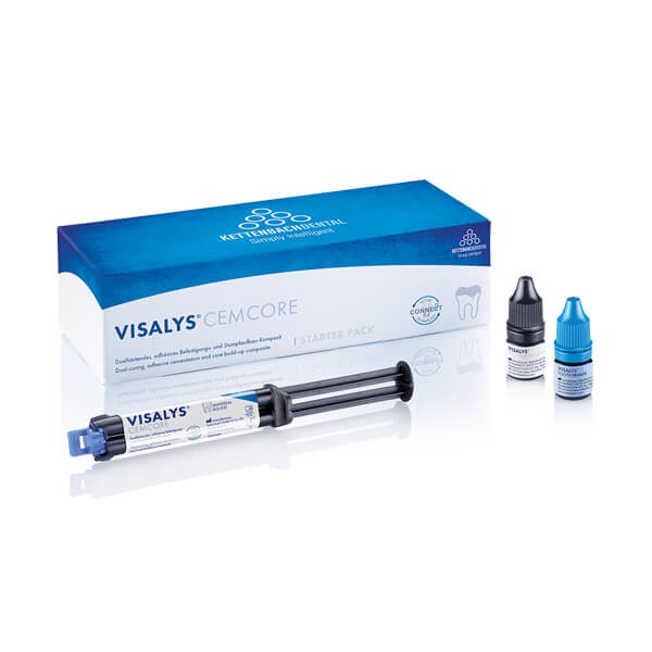 Visalys CemCore Starter Pack Universel A2/A3 : Composite à double polymérisation Img: 202503081