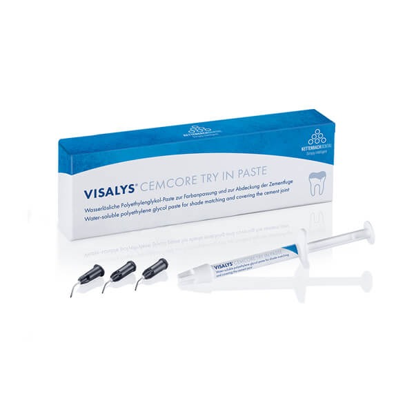 Visalys CemCore Try In Paste : Composite à double polymérisation (seringue de 1,4 ml) - Translucent Img: 202503081