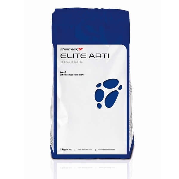 Elite Arti Blanc Plâtre (25Kg.) Type III Impression - 25 Kg Img: 202308051