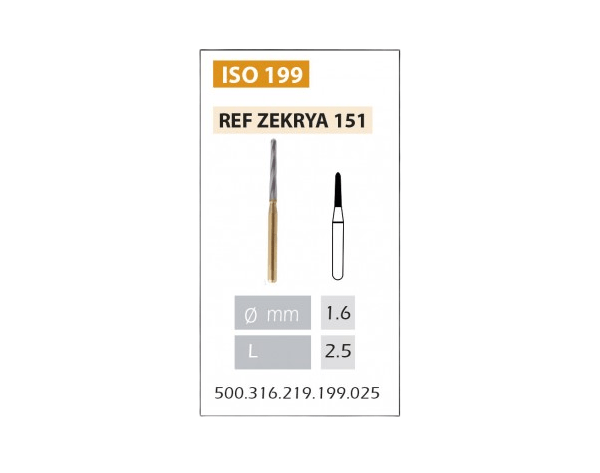 Fraise chirurgicale Zekrya 151 FG XL Img: 202005231