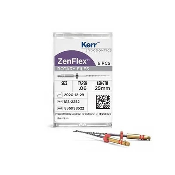 ZenFlex : Lime endodontique NiTi .04 25 mm (6 pcs) - 25 mm 35/.06 Img: 202303041