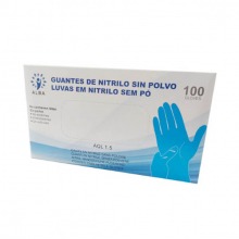 Gants nitrile non stériles sans poudre (100 pièces) - TAILLE XS Img: 202503081