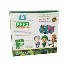 Masques Avec Design Camouflage FFP2 Pour Enfants  Img: 202111131