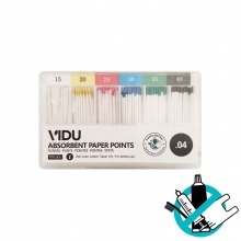 Pointes de papier endodontique stérilisés .04 (100 pcs) - Assortiment n° 15 - 40 Img: 202210081