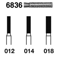 Fraise cylindrique plate diamantée 6836 et 6836KR (5 pcs) Img: 202308191