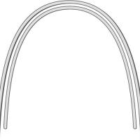 Arc esthétique ronde en acier - Forme naturelle (5u) - . 012’’ Inférieur Img: 202003141