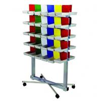 Chariot à petits et grands plateaux  - 30 petits plateaux + 20 grands plateaux Img: 202003141