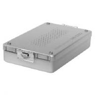 Récipient de stérilisation pour 1 cassette avec fond et couvercle - 300 x 190 x 65 mm Img: 202008291