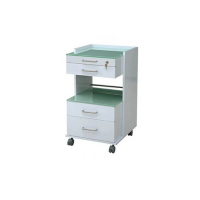 Chariot de cabinet dentaire avec double plan de travail Img: 202507191
