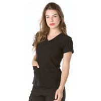 Blouse sanitaire Brooklyn pour femmes Répulsif Antibactérien  - XS - Noir Img: 202209171