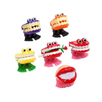 Jouet denture à remontoir - Bleu Img: 202509271