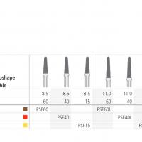 Fraise PSF15L 11mm PROXOSHAPE à 15μm.  Img: 202202121