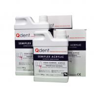 QDENT Résine acrylique semi-flexible Base liquide (500ml) Img: 201901051