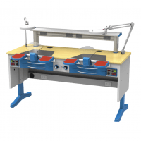 Table de laboratoire double poste JT-55 (B), 1,6m avec aspiration Img: 201807031