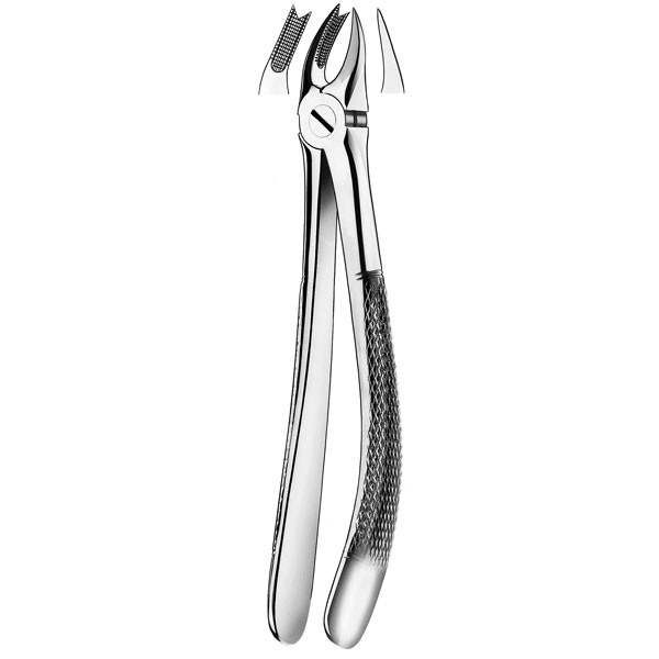 Pinza Heaney Curva 9,75" Extra Pesante - Strumento Chirurgico A Doppio Dente Con Blocco