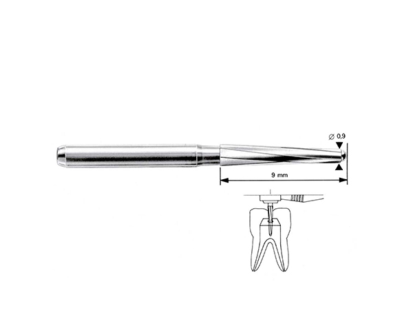 Trapano Laboratorio Odontoiatrico 10 Frese Dentali In Carburo Di Tungsteno FG ENDO-Z 25mm - Per Finitura E Rifinitura In Odontoiatria Trapano Dentale Carburo Tungsteno - Foto 10