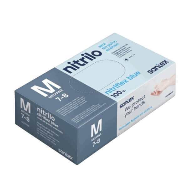Guanto lungo nitrile senza polvere » » Forniture Medicali