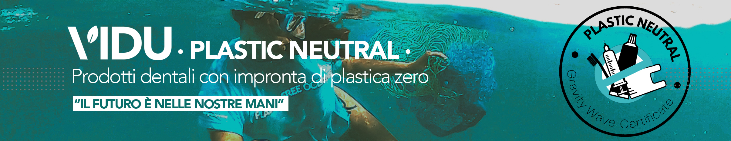 VIDU nuovo marchio plastic neutral di prodotti dentali sostenibili