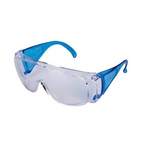KKD Anti-fog: occhiali protettivi universali in policarbonato - COLORE BLU Img: 202108211