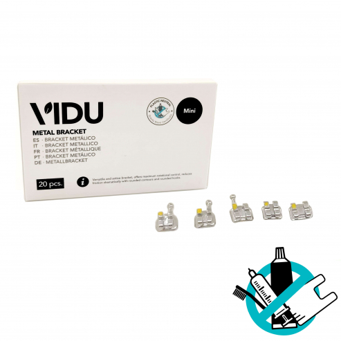 Kit di brackets di metallo Mini MBT 0.018" (20 unità) Img: 202406081