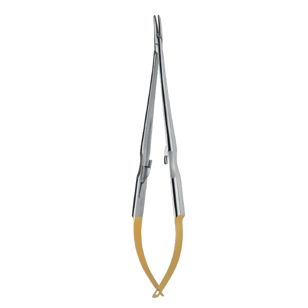 3 Pcs Castroviejo Micro Ciseaux Porte-Aiguille Incurvé TC Forceps Dentaire Eye S