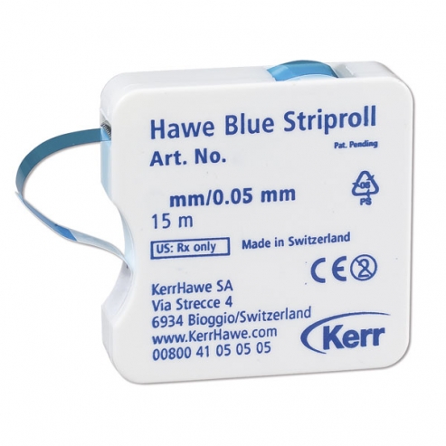 STRIPROLL Blu Poliestere Matrice Nastro Poliestere (Rotolo 15m.) - Blu - 8 mm Img: 202202121