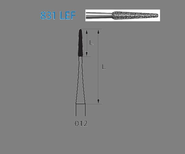 204 frese 831LEF Fresa diamantata rotonda conica CA (5 u)     - Nº 012 Img: 202204021