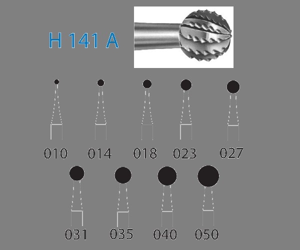 Fresa a sfere H141A.104. PM (5 unità) - Nº 027 Img: 202204021
